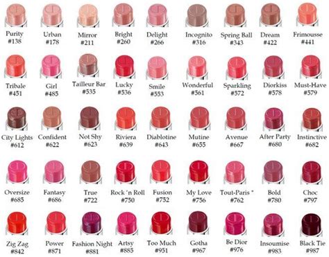 dior lip colors|dior lip color chart.